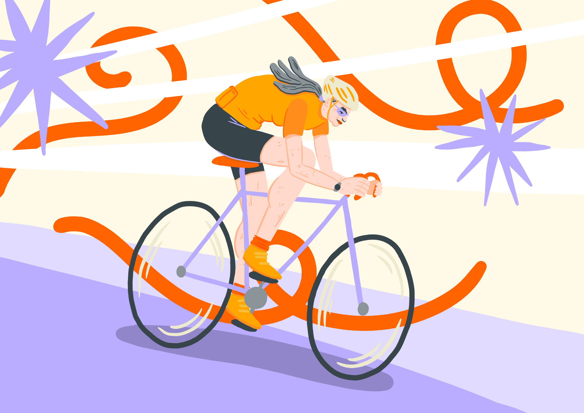 Petra-Hollaender-Fem-Sports-Illustration-Bike-Cycling-Woman