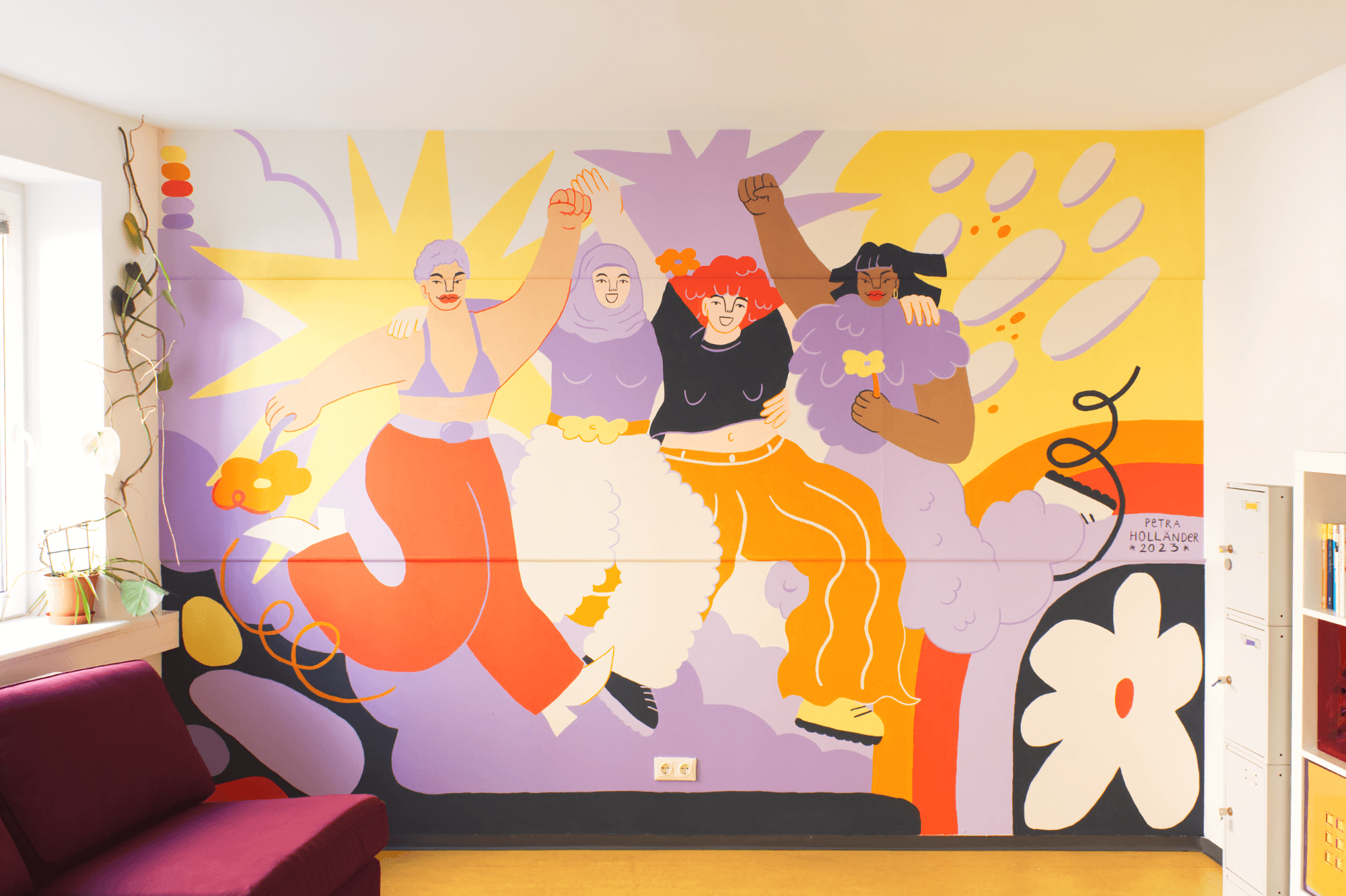 Petra-Hollaender-Sprungbrett-Mural-Illustration-Cover