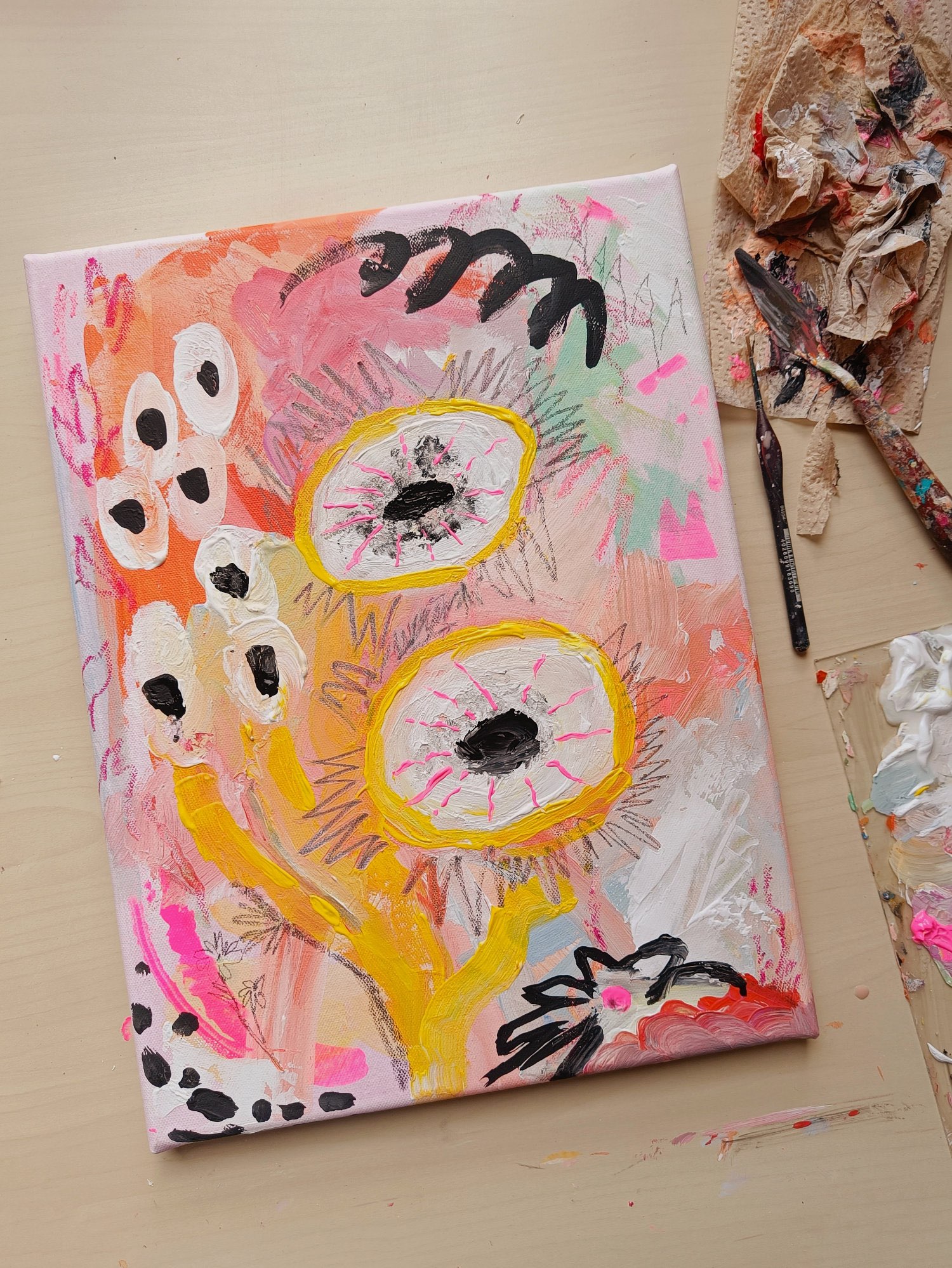 Spiky_Petra_Holländer_artist_painting_Vienna_Austria_02